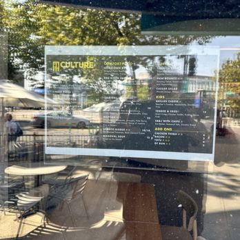 Culture Kitchen - Menu - Coffee & Tea Near Me - Seattle, Washington