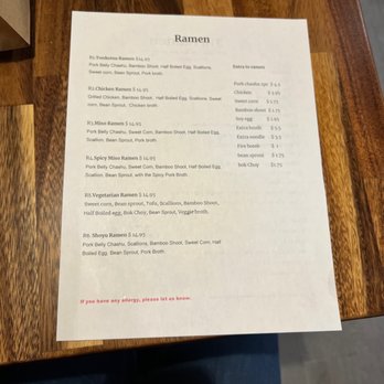 316 Ramen - Unofficial menu - they said they will be updating and adding more soon! - Ramen Near Me - North Bellmore, New York 316 Ramen - Unofficial menu - they said they will be updating and adding more soon! - Ramen Near Me - North Bellmore, New York