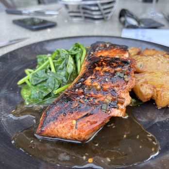 McCormick & Schmick's Seafood & Steaks - Bourbon glazed salmon - Steakhouses Near Me - Edina, Minnesota McCormick & Schmick's Seafood & Steaks - Bourbon glazed salmon - Steakhouses Near Me - Edina, Minnesota