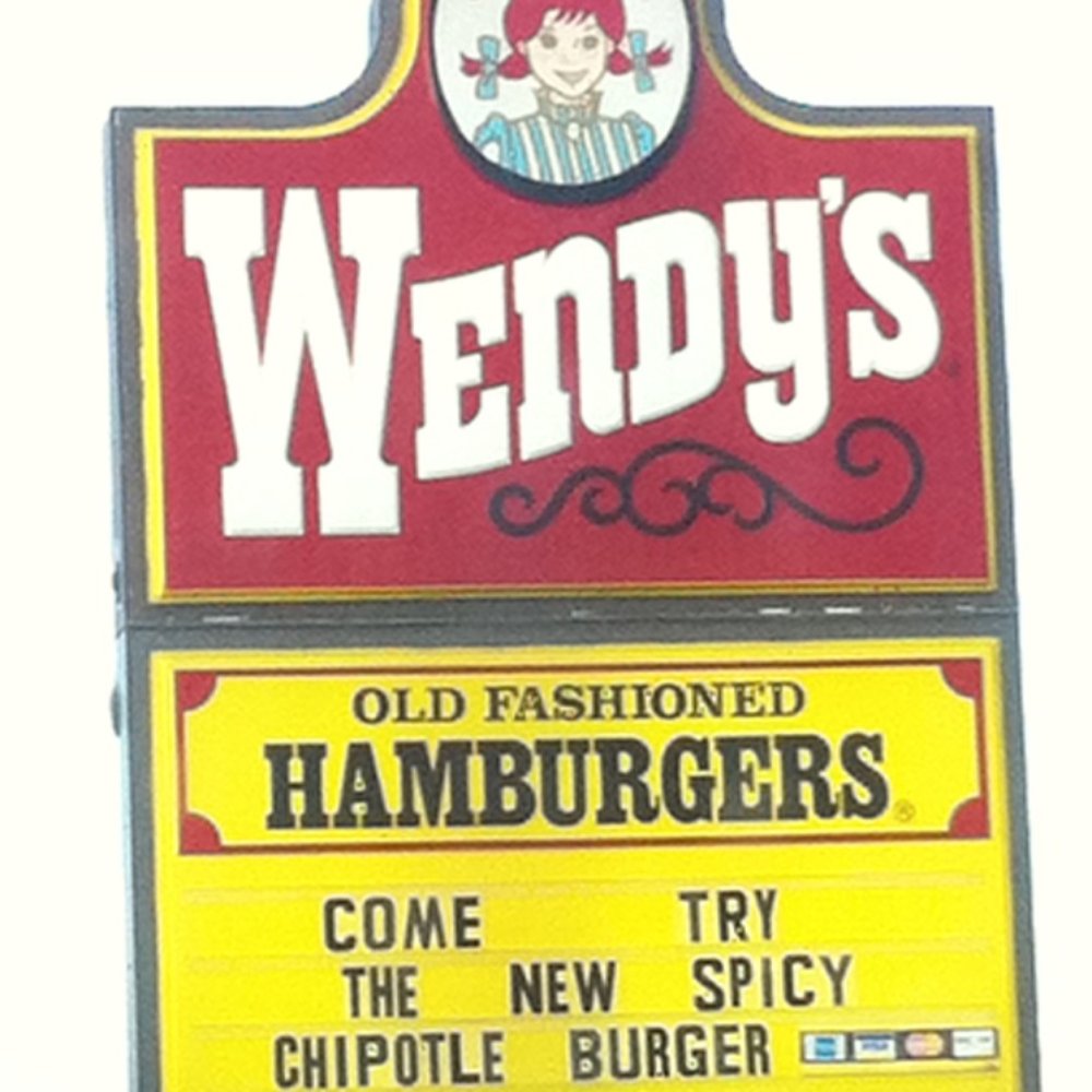 Wendy's - a sign for wendy's hamburgers - Fast Food Near Me - Uvalde, Texas Wendy's - a sign for wendy's hamburgers - Fast Food Near Me - Uvalde, Texas