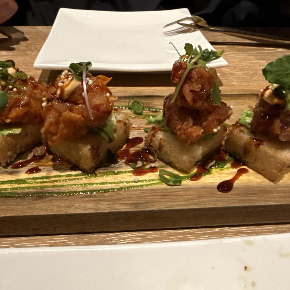SHIMA Sushi & Champagne - Crispy rice salmon & tune - Sushi Bars Near Me - Islamorada, Florida SHIMA Sushi & Champagne - Crispy rice salmon & tune - Sushi Bars Near Me - Islamorada, Florida