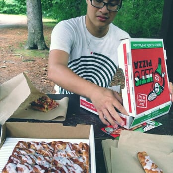 Jet's Pizza - Take out at the park (deep dish & cinnamon stix) - Pizza Near Me - Virginia Beach, Virginia Jet's Pizza - Take out at the park (deep dish & cinnamon stix) - Pizza Near Me - Virginia Beach, Virginia