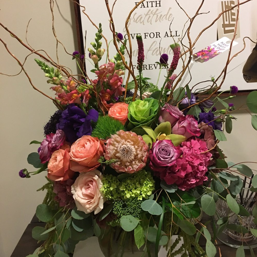 Seasons Florist - I came home to this fantastic arrangement took a pic... excitedly brought them inside and low the other side was just as beautiful! - Florists Near Me - Aliso Viejo, California Seasons Florist - I came home to this fantastic arrangement took a pic... excitedly brought them inside and low the other side was just as beautiful! - Florists Near Me - Aliso Viejo, California