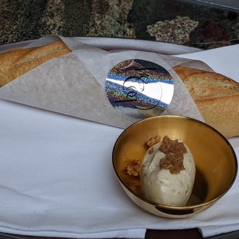 Le Coq - Baguette with Chicken Skin Butter - French Near Me - La Jolla, California Le Coq - Baguette with Chicken Skin Butter - French Near Me - La Jolla, California