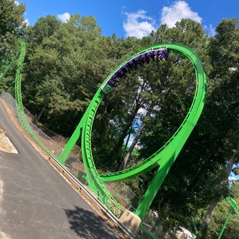 Six Flags Over Georgia - Riddler Mindbender - Amusement Parks Near Me - Austell, Georgia