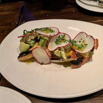 Ox - Dungeness Crab Bruschetta ($22) - Argentine Near Me - Portland, Oregon