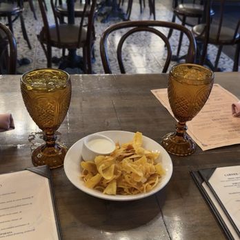 Isla Cuban-Latín Kitchen & Rum Bar - Plaintain Chips Bowl with that secret garlic sauce! Omg! - Cuban Near Me - La Palma, California Isla Cuban-Latín Kitchen & Rum Bar - Plaintain Chips Bowl with that secret garlic sauce! Omg! - Cuban Near Me - La Palma, California