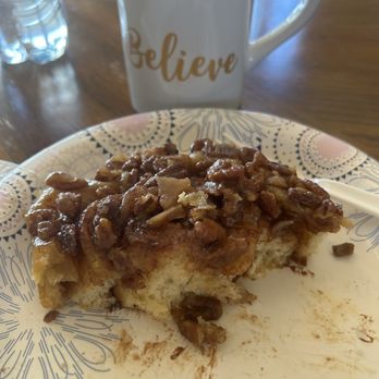 Feedwell Kitchen & Bakery - Best pecan roll this side of heaven! So yummy, perfect balance of pecans, caramel and roll! - Cafes Near Me - Cedar Rapids, Iowa