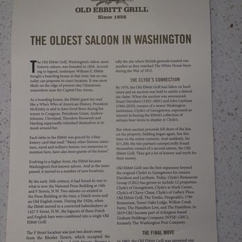 Old Ebbitt Grill - Bars Near Me - Washington, DC, District of Columbia Old Ebbitt Grill - Bars Near Me - Washington, DC, District of Columbia