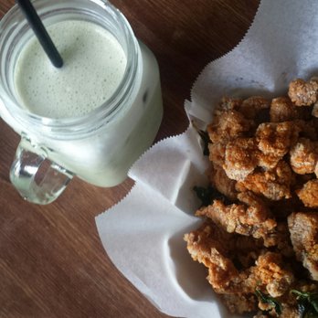 Hide Out Cafe - Iced matcha latte & popcorn chicken - Coffee & Tea Near Me - Rowland Heights, California Hide Out Cafe - Iced matcha latte & popcorn chicken - Coffee & Tea Near Me - Rowland Heights, California