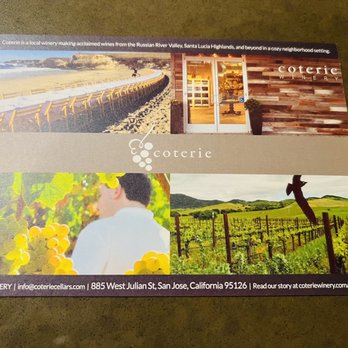 Coterie Winery - Wineries Near Me - San Jose, California