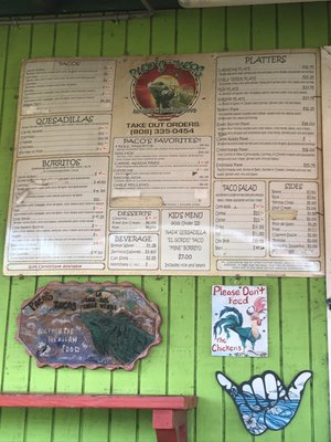 Menu photo 3 Paco's Tacos Hanapepe, HI