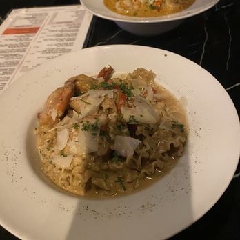 Provare - My shrimp scampi and in front 3-trio seafood pasta every thing was good! - Cajun/Creole Near Me - Chicago, Illinois
