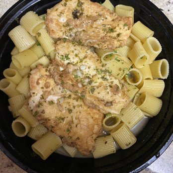 Blue - Lemon chicken over rigatoni - Mediterranean Near Me - Staten Island, New York