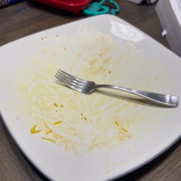 Empty plate, wrote review AFTER dinner Empty plate, wrote review AFTER dinner