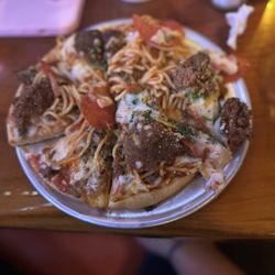 Tony's Pizza - Spaghetti & Meatballs Pizza