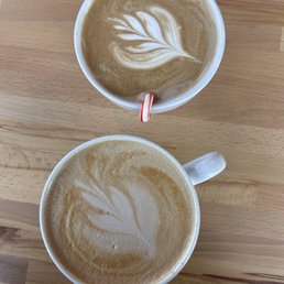 Peppermint mocha and spicy mocha Peppermint mocha and spicy mocha