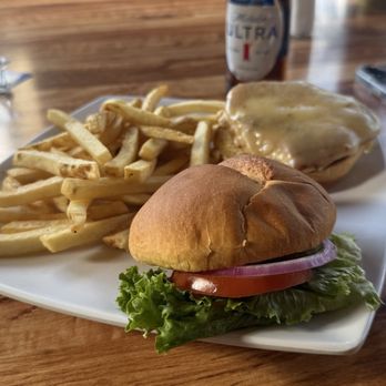 Laughing Water Restaurant - Grilled chicken sandwich with fries - American Near Me - Crazy Horse, South Dakota