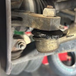 Second ball joint, the guy at FS said they go by play in the wheel or if its busted or it was just overlooked, both look busted to me