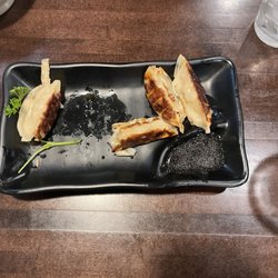 Tokyo Grill - Half eaten gyoza