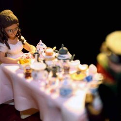 Fantastical Sweets by MIKA - Sugar Birthday girl having tea with the Mad Hatter