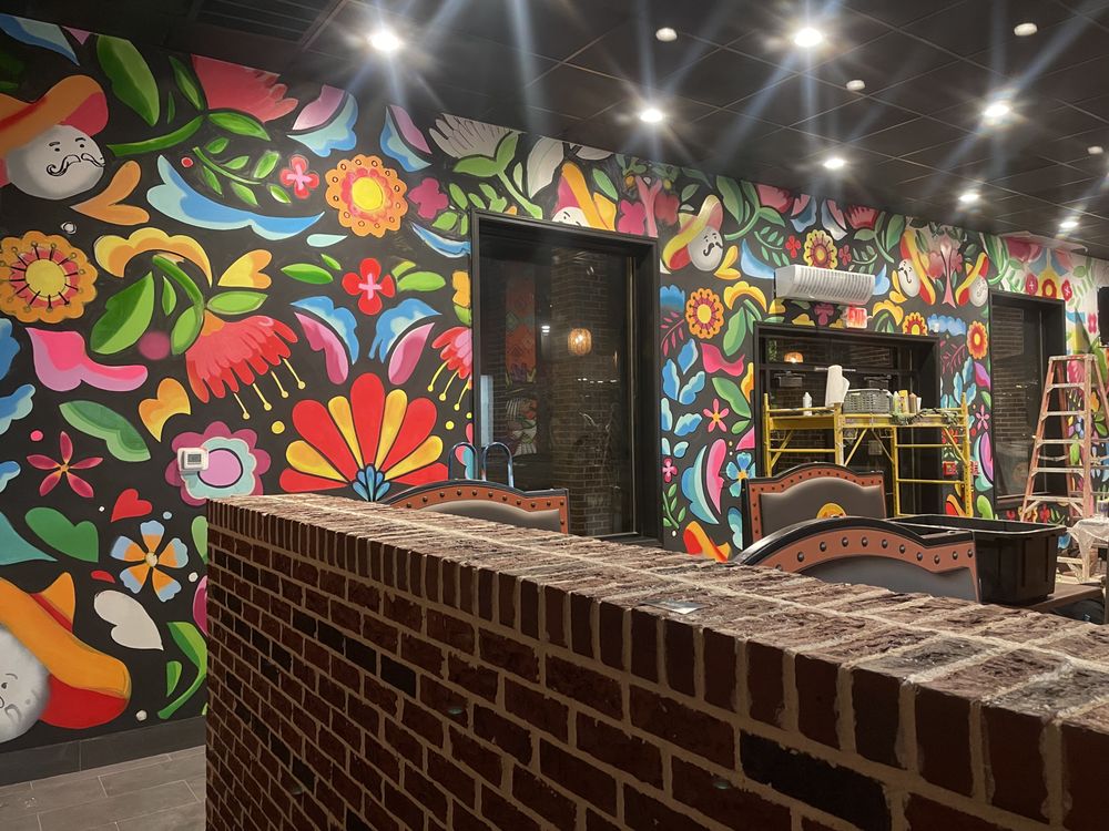 Professional painting work - detailed craftsmanship