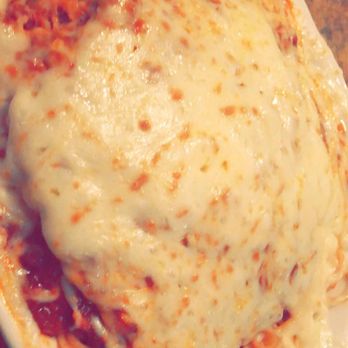 Vince's Spaghetti - Baked spaghetti with meat sauce - Italian Near Me - Rancho Cucamonga, California