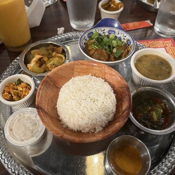 Subba Asian Restaurant - Chicken thali! - Indian Near Me - Pittsburgh, Pennsylvania