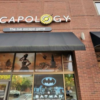 Escapology - Batman Escape room poster - Escape Games Near Me - Charlotte, North Carolina Escapology - Batman Escape room poster - Escape Games Near Me - Charlotte, North Carolina