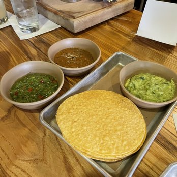 bartaco Seaport - Chips and guacamole roja and verde salsa - Tacos Near Me - Boston, Massachusetts bartaco Seaport - Chips and guacamole roja and verde salsa - Tacos Near Me - Boston, Massachusetts