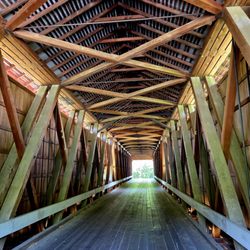 Versailles State Park - Covered bridge - interior
