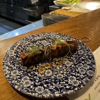 Juniper and Ivy - Sword fish snack from the chef - New American Near Me - San Diego, California