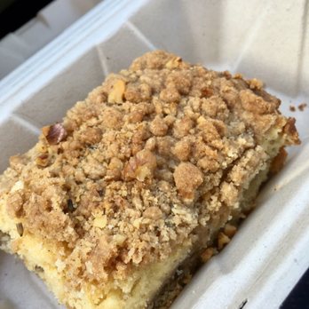 Dirtbag Tea Cafe - Crumble walnut Banana Coffee Cake - Cafes Near Me - Orangevale, California