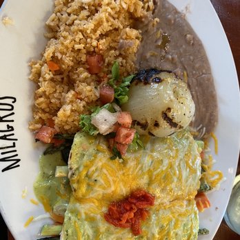 Milagros - Happy Happy Enchiladas (Veggie) - Mexican Near Me - Orem, Utah