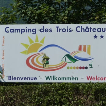 Camping Trois Châteaux - Campgrounds Near Me - Eguisheim, 68