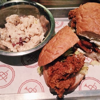 The Second Line - Fried chicken yo po boy + potato salad - Cajun/Creole Near Me - Memphis, Tennessee The Second Line - Fried chicken yo po boy + potato salad - Cajun/Creole Near Me - Memphis, Tennessee