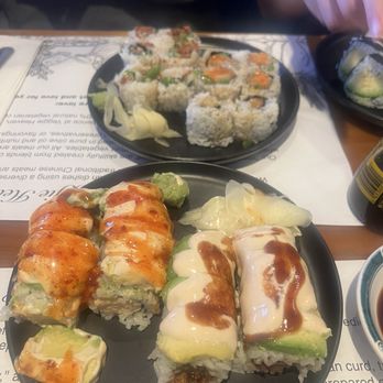 Veggie Heaven - Fireball Roll Caribbean Roll - Kosher Near Me - Teaneck, New Jersey Veggie Heaven - Fireball Roll Caribbean Roll - Kosher Near Me - Teaneck, New Jersey