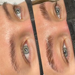 Dita Balaj Beauty - Brow lamination- before & after