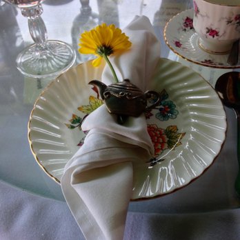 Shakespeare's Corner Shoppe - The napkin ring had a flower in it.  Put the flower in my lapel button hole. - Specialty Food Near Me - San Diego, California