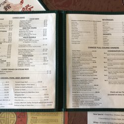 Canton Restaurant - Menu