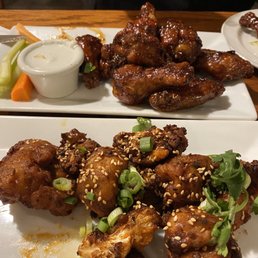 Cauliflower, and wings Cauliflower, and wings