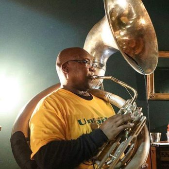 Unfaded Brass Band - Big G on the Tuba. - Musicians Near Me Unfaded Brass Band - Big G on the Tuba. - Musicians Near Me