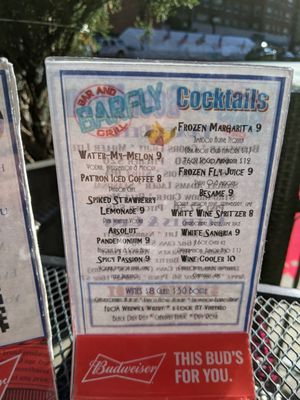 Menu photo 2 Barfly New York, NY Menu photo 2 Barfly New York, NY