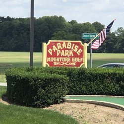 Paradise Park Miniature Golf - Paradise Park Miniature Golf sign