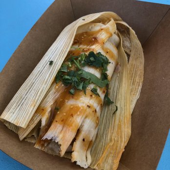 Las Guerreras - Pork Tamale in Salsa Roja - Breakfast & Brunch Near Me - Oakland, California