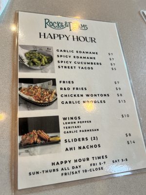 Menu photo 6 Rocks & Drams Ventura, CA