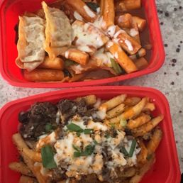 Bulgogi Fries and Tteokbokki Bulgogi Fries and Tteokbokki