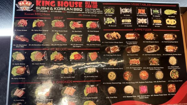 Menu photo 1 King House Burleson, TX