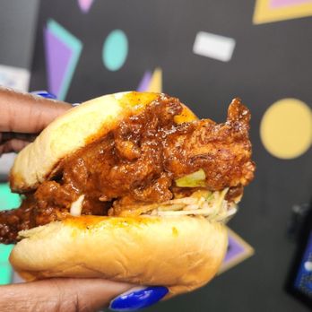 8-Bit Bites - Nashville chick - Burgers Near Me - Brooklyn, New York 8-Bit Bites - Nashville chick - Burgers Near Me - Brooklyn, New York