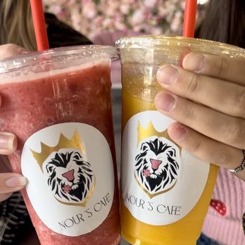 Nour's Cafe - Strawberry smoothie and mango smoothie - Cafes Near Me - Sacramento, California Nour's Cafe - Strawberry smoothie and mango smoothie - Cafes Near Me - Sacramento, California